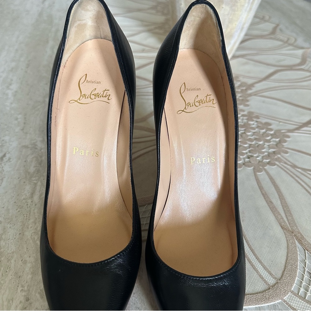 Christian Louboutin - Apostrophy Pump 100mm In Na… - image 5